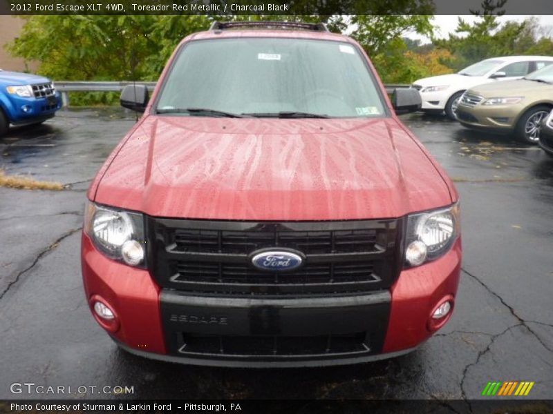 Toreador Red Metallic / Charcoal Black 2012 Ford Escape XLT 4WD