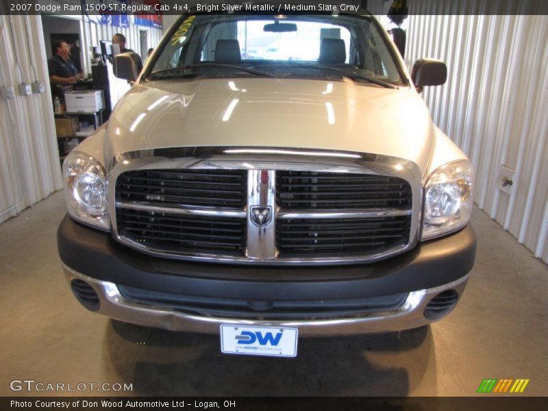 Bright Silver Metallic / Medium Slate Gray 2007 Dodge Ram 1500 ST Regular Cab 4x4