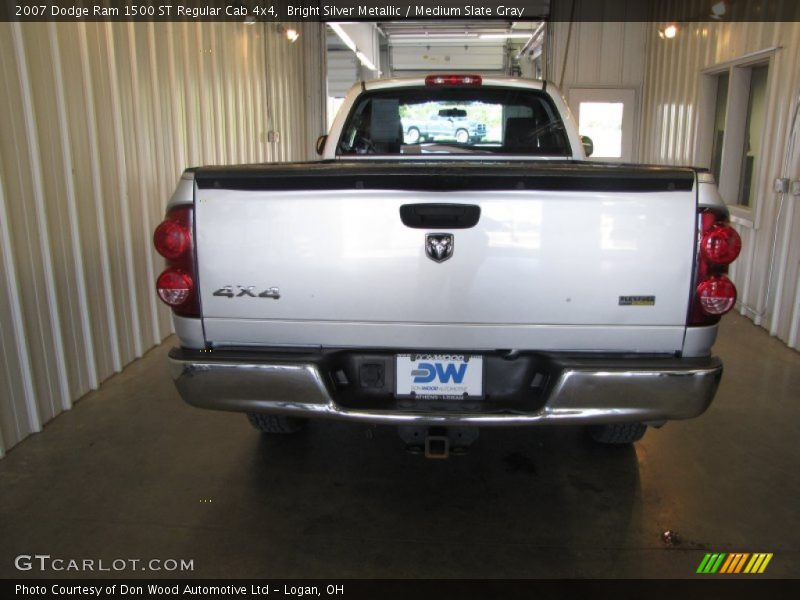 Bright Silver Metallic / Medium Slate Gray 2007 Dodge Ram 1500 ST Regular Cab 4x4