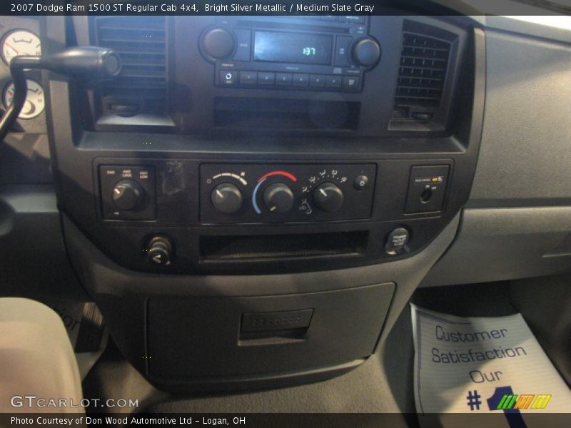 Bright Silver Metallic / Medium Slate Gray 2007 Dodge Ram 1500 ST Regular Cab 4x4