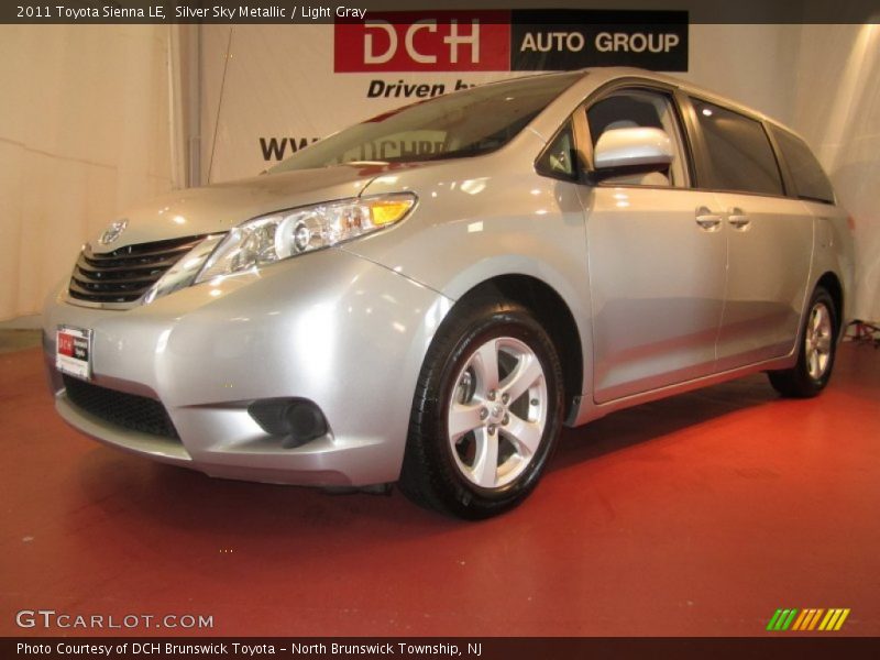 Silver Sky Metallic / Light Gray 2011 Toyota Sienna LE