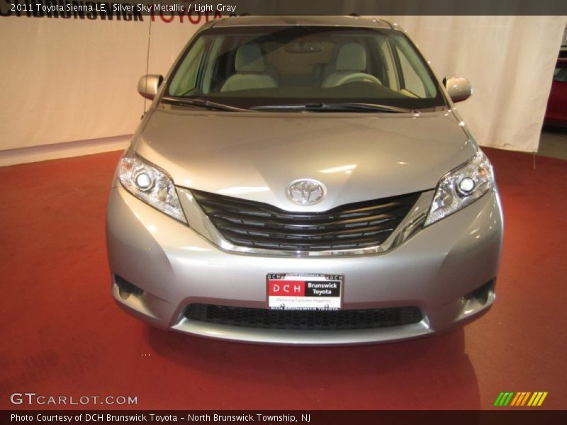 Silver Sky Metallic / Light Gray 2011 Toyota Sienna LE