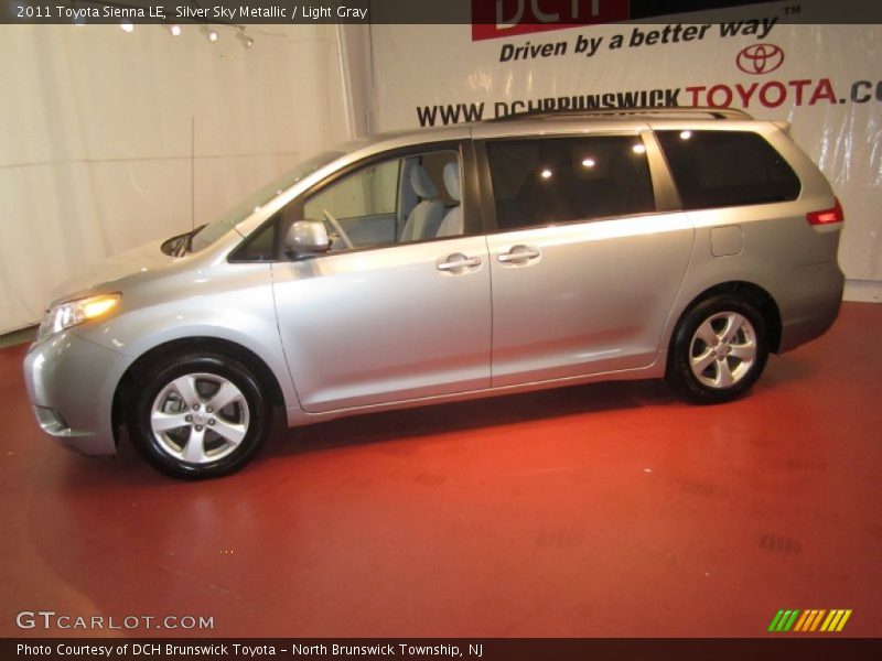 Silver Sky Metallic / Light Gray 2011 Toyota Sienna LE