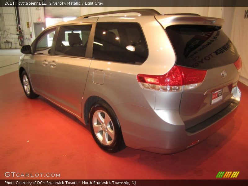 Silver Sky Metallic / Light Gray 2011 Toyota Sienna LE