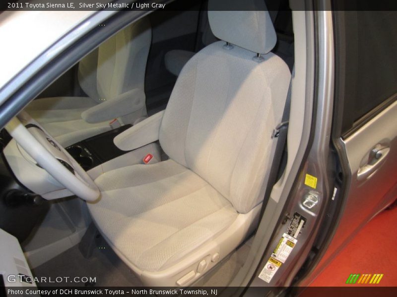 Silver Sky Metallic / Light Gray 2011 Toyota Sienna LE