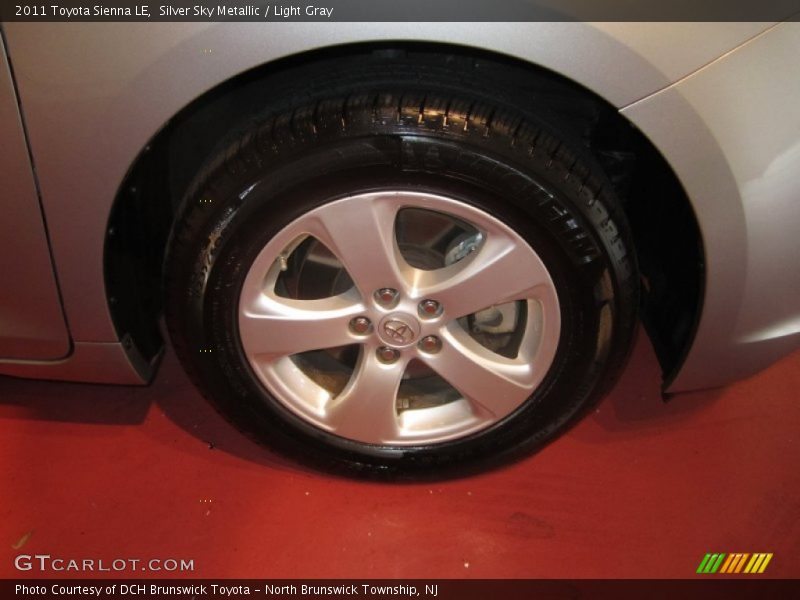 Silver Sky Metallic / Light Gray 2011 Toyota Sienna LE