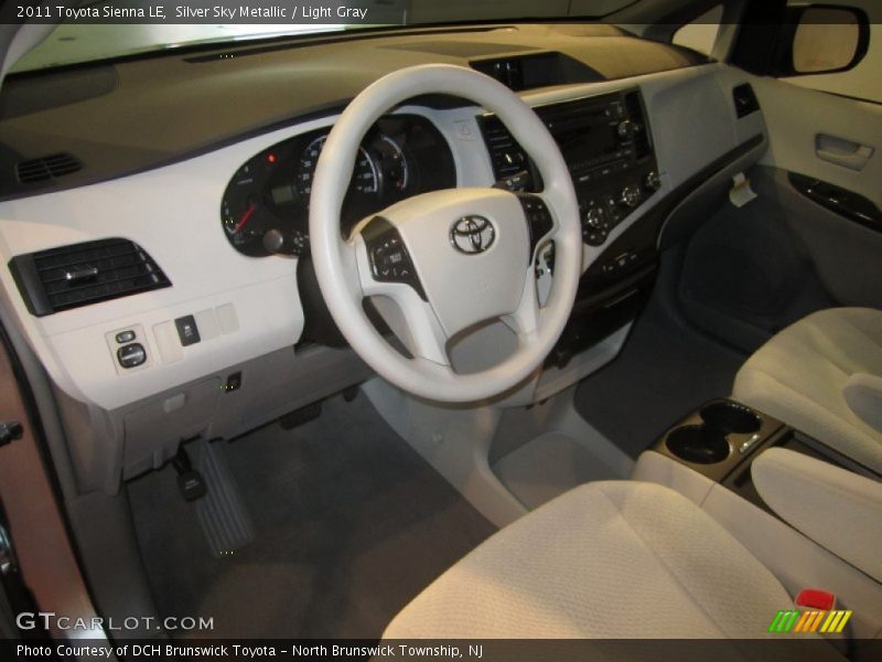 Silver Sky Metallic / Light Gray 2011 Toyota Sienna LE