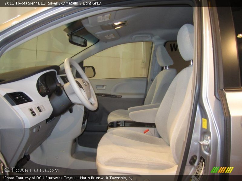 Silver Sky Metallic / Light Gray 2011 Toyota Sienna LE