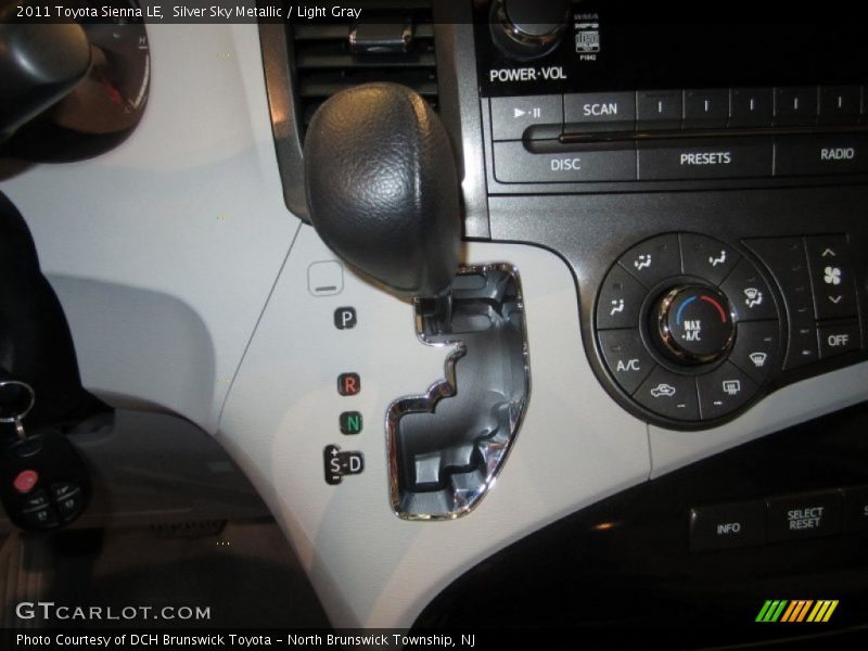 Silver Sky Metallic / Light Gray 2011 Toyota Sienna LE