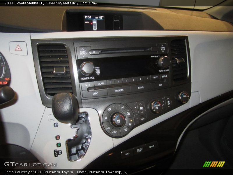 Silver Sky Metallic / Light Gray 2011 Toyota Sienna LE