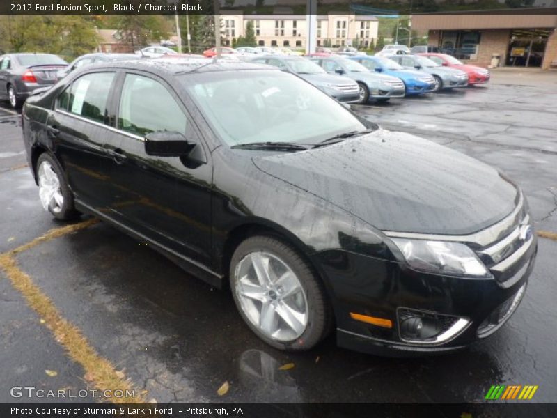 Black / Charcoal Black 2012 Ford Fusion Sport
