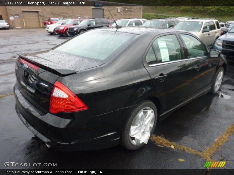 Black / Charcoal Black 2012 Ford Fusion Sport