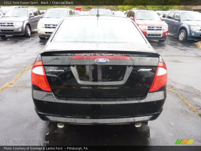 Black / Charcoal Black 2012 Ford Fusion Sport