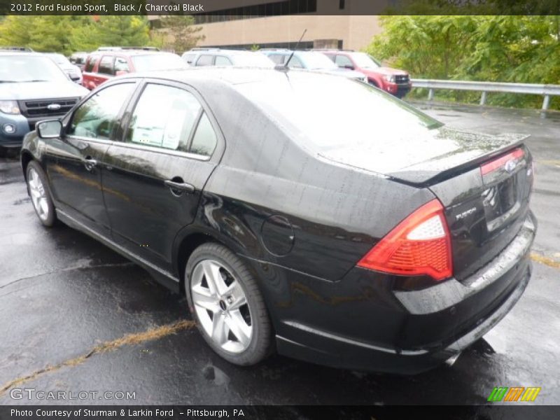 Black / Charcoal Black 2012 Ford Fusion Sport