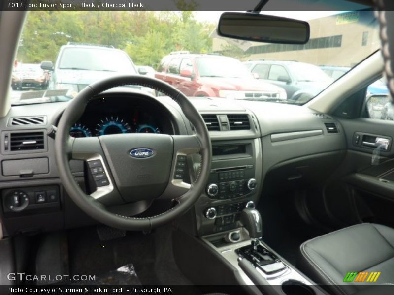 Black / Charcoal Black 2012 Ford Fusion Sport