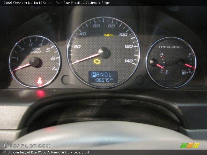 Dark Blue Metallic / Cashmere Beige 2006 Chevrolet Malibu LS Sedan