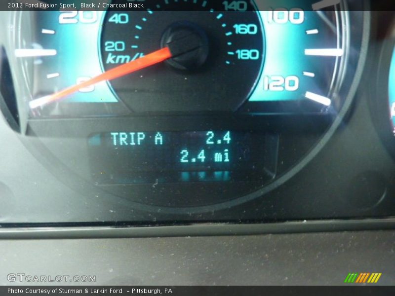 Black / Charcoal Black 2012 Ford Fusion Sport