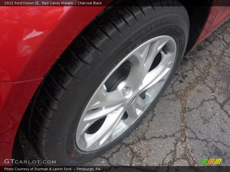 Red Candy Metallic / Charcoal Black 2012 Ford Fusion SE