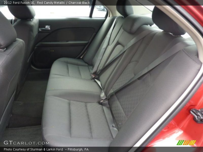 Red Candy Metallic / Charcoal Black 2012 Ford Fusion SE