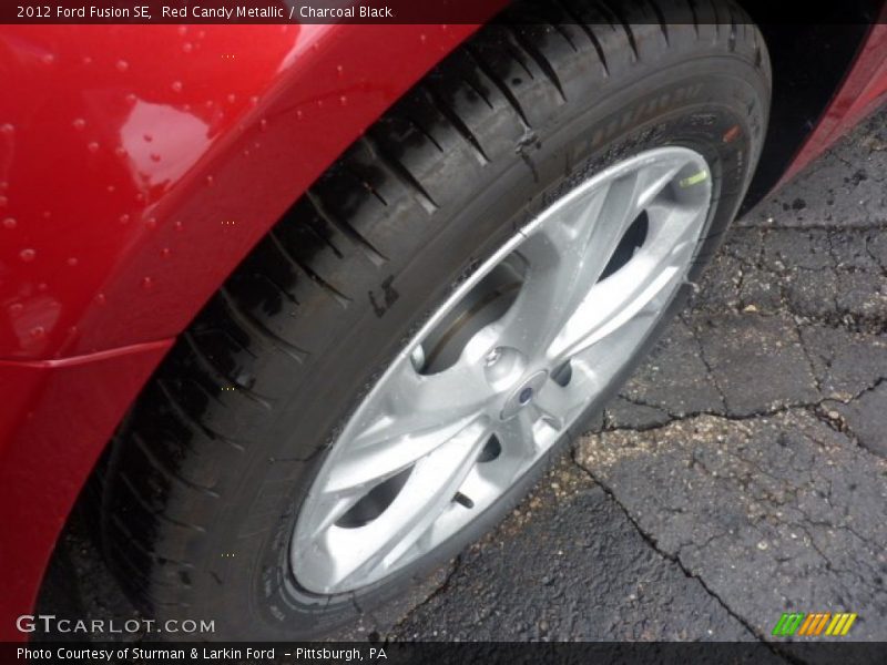 Red Candy Metallic / Charcoal Black 2012 Ford Fusion SE