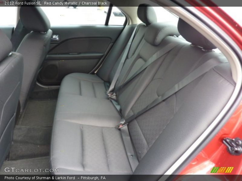 Red Candy Metallic / Charcoal Black 2012 Ford Fusion SE