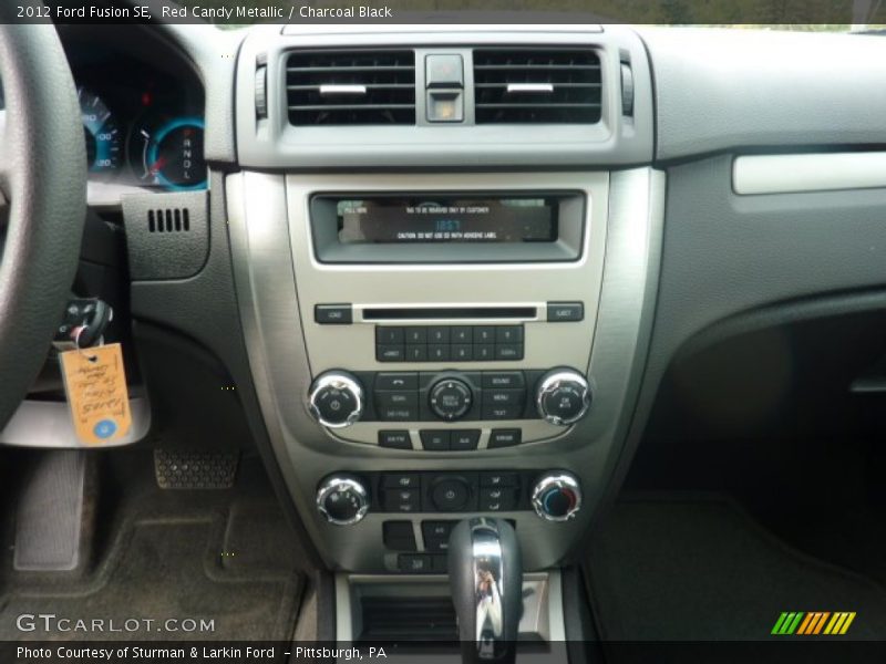 Red Candy Metallic / Charcoal Black 2012 Ford Fusion SE