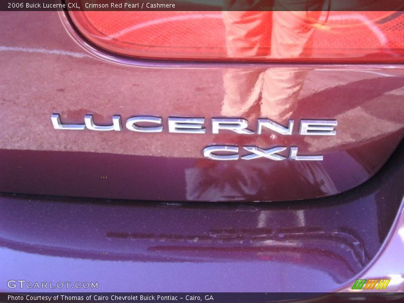Crimson Red Pearl / Cashmere 2006 Buick Lucerne CXL