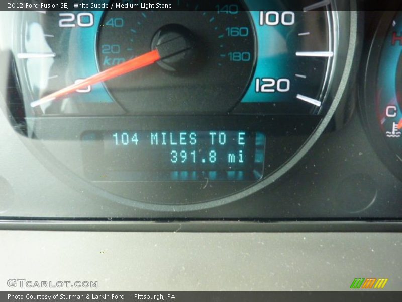 White Suede / Medium Light Stone 2012 Ford Fusion SE