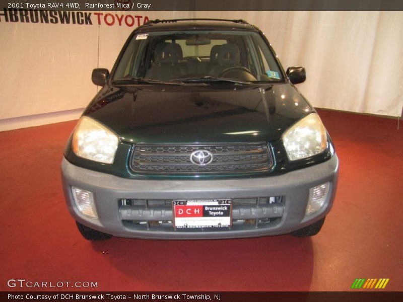Rainforest Mica / Gray 2001 Toyota RAV4 4WD