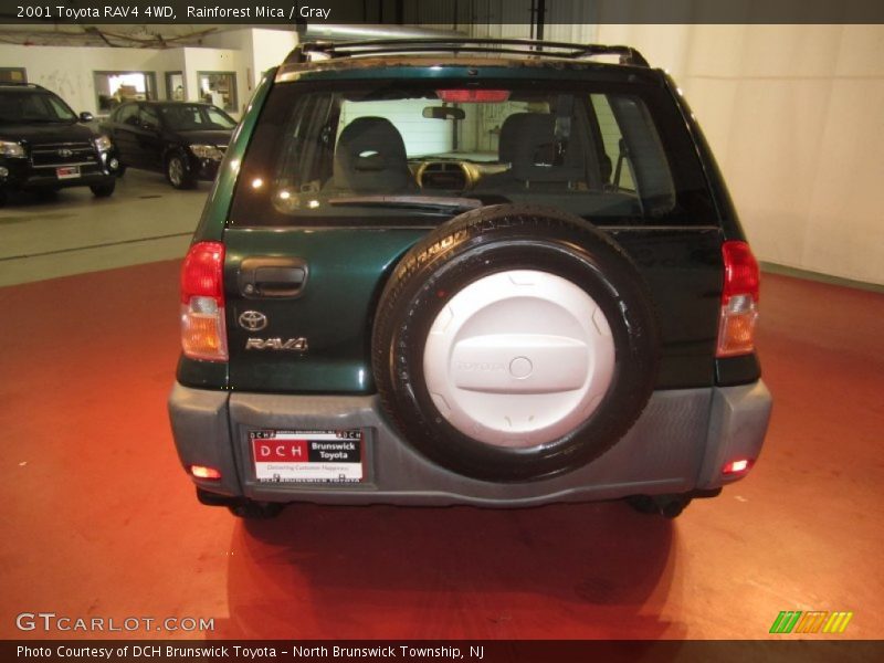 Rainforest Mica / Gray 2001 Toyota RAV4 4WD