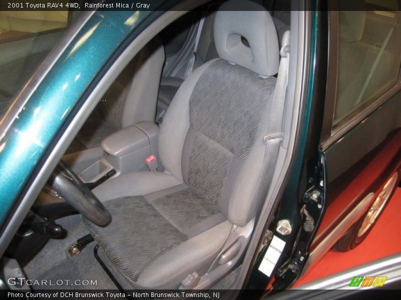 Rainforest Mica / Gray 2001 Toyota RAV4 4WD
