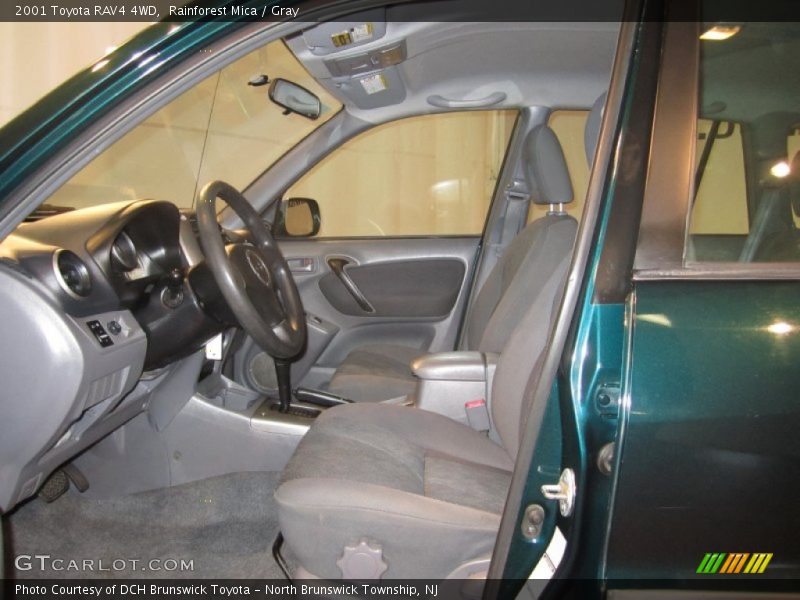Rainforest Mica / Gray 2001 Toyota RAV4 4WD