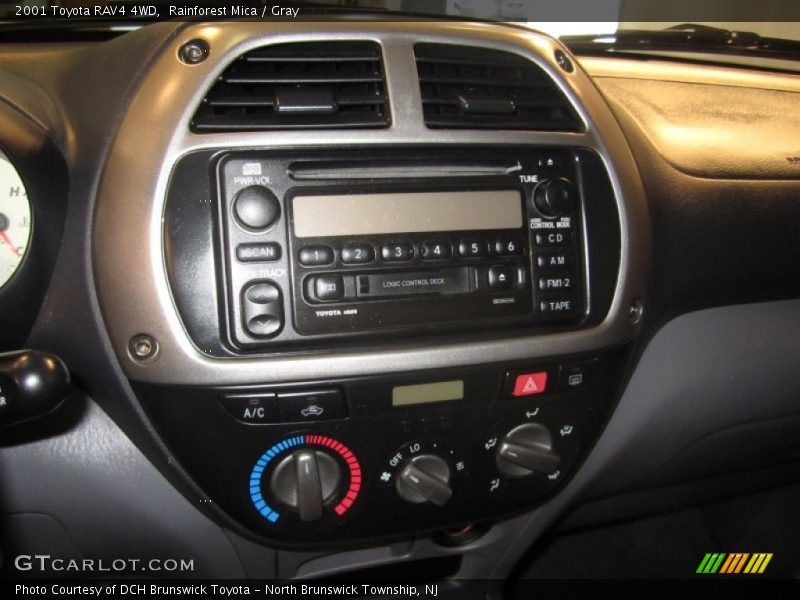 Rainforest Mica / Gray 2001 Toyota RAV4 4WD