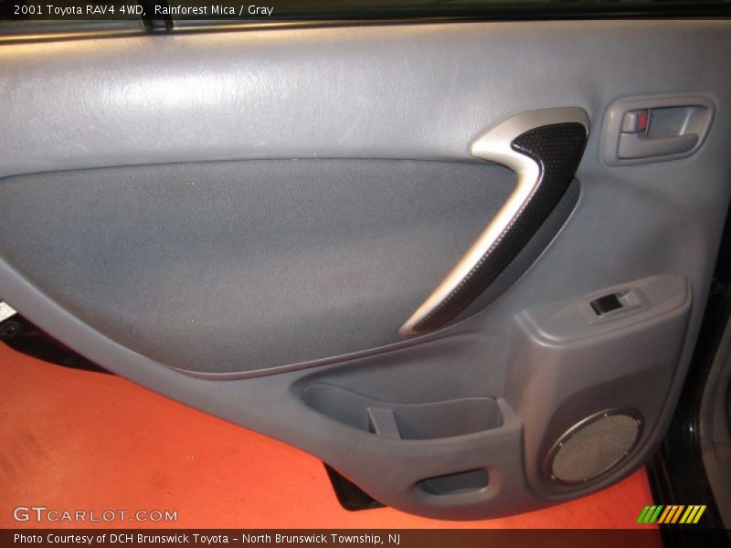 Rainforest Mica / Gray 2001 Toyota RAV4 4WD