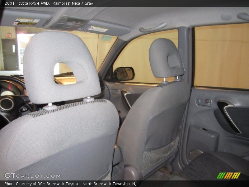 Rainforest Mica / Gray 2001 Toyota RAV4 4WD