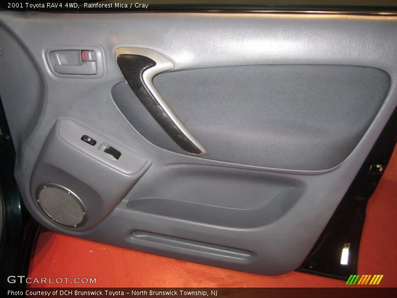 Rainforest Mica / Gray 2001 Toyota RAV4 4WD