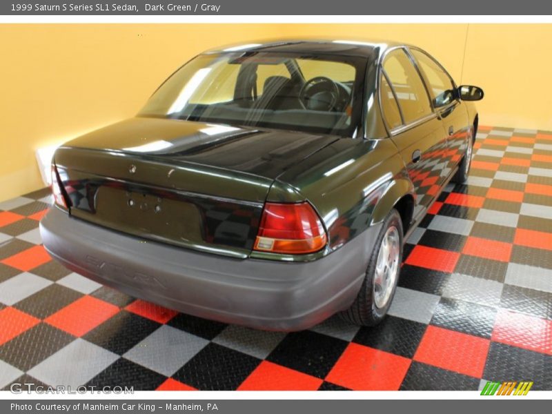 Dark Green / Gray 1999 Saturn S Series SL1 Sedan