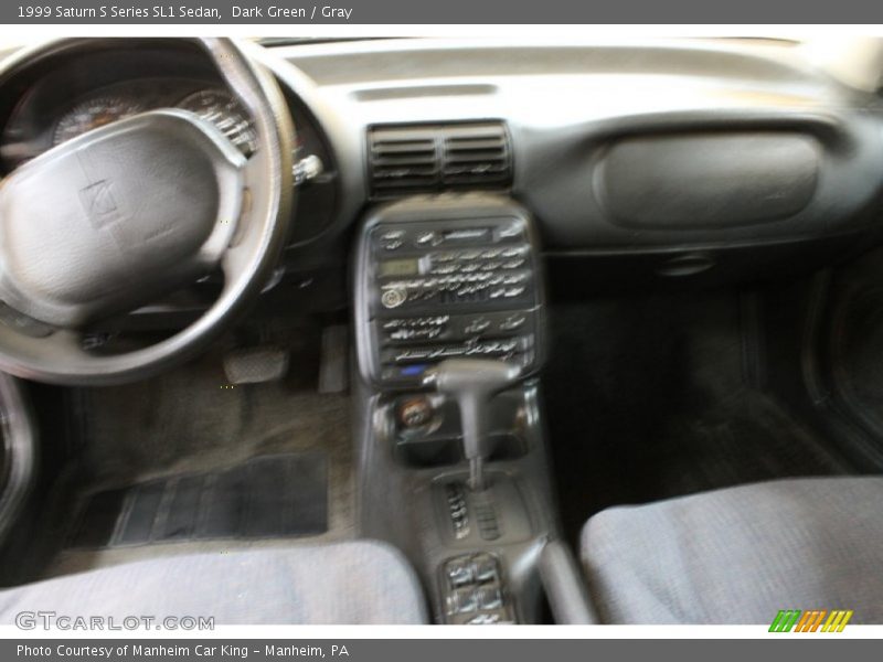 Dark Green / Gray 1999 Saturn S Series SL1 Sedan