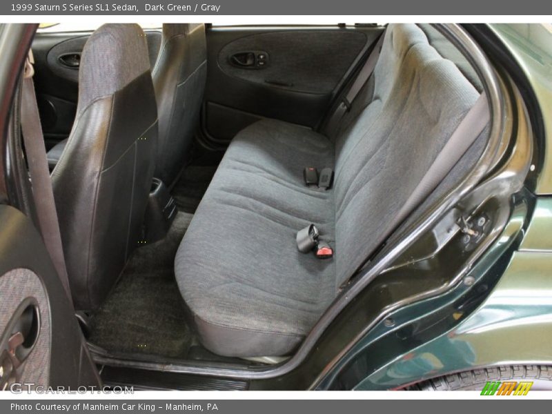 Dark Green / Gray 1999 Saturn S Series SL1 Sedan