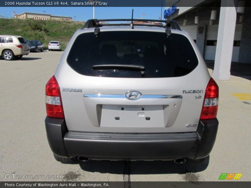 Sahara Silver / Gray 2006 Hyundai Tucson GLS V6 4x4