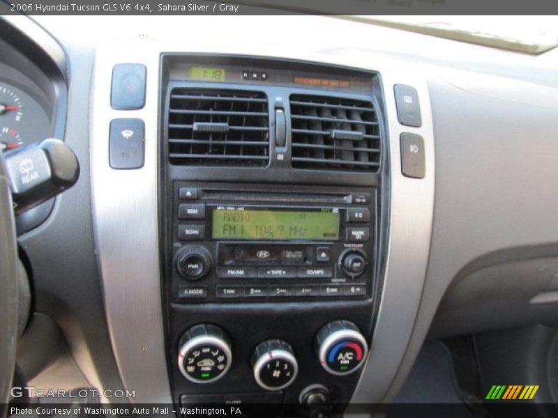 Sahara Silver / Gray 2006 Hyundai Tucson GLS V6 4x4