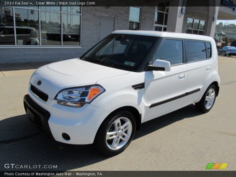 Clear White / Black Soul Logo Cloth 2010 Kia Soul +