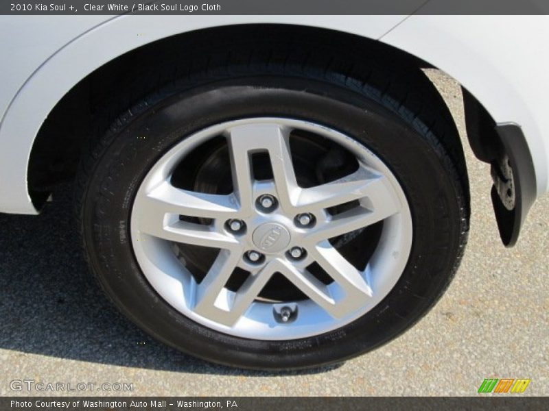 Clear White / Black Soul Logo Cloth 2010 Kia Soul +
