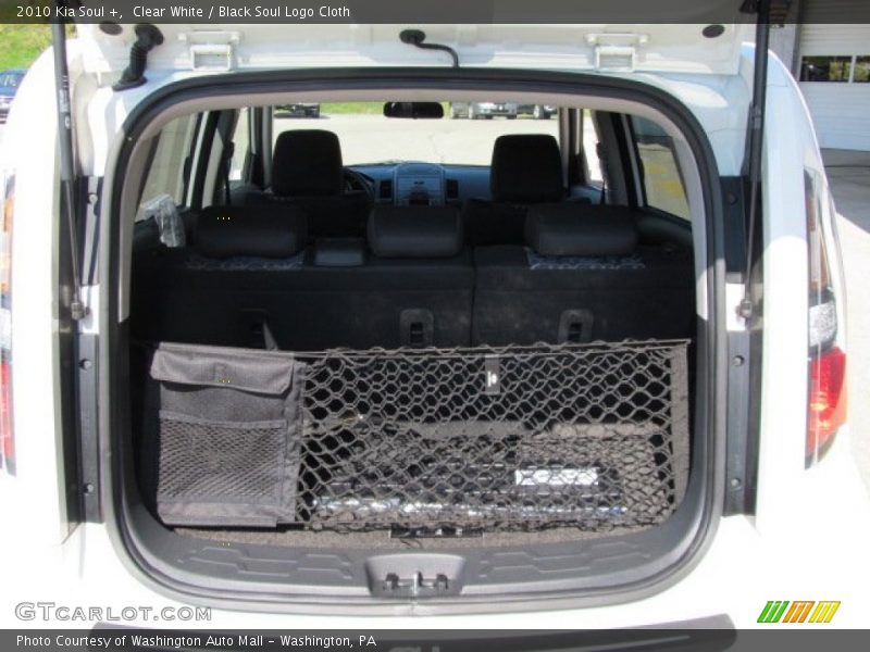 Clear White / Black Soul Logo Cloth 2010 Kia Soul +