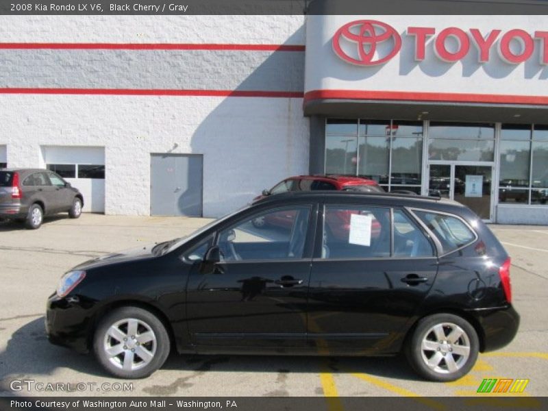Black Cherry / Gray 2008 Kia Rondo LX V6