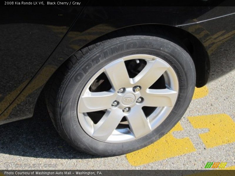 Black Cherry / Gray 2008 Kia Rondo LX V6