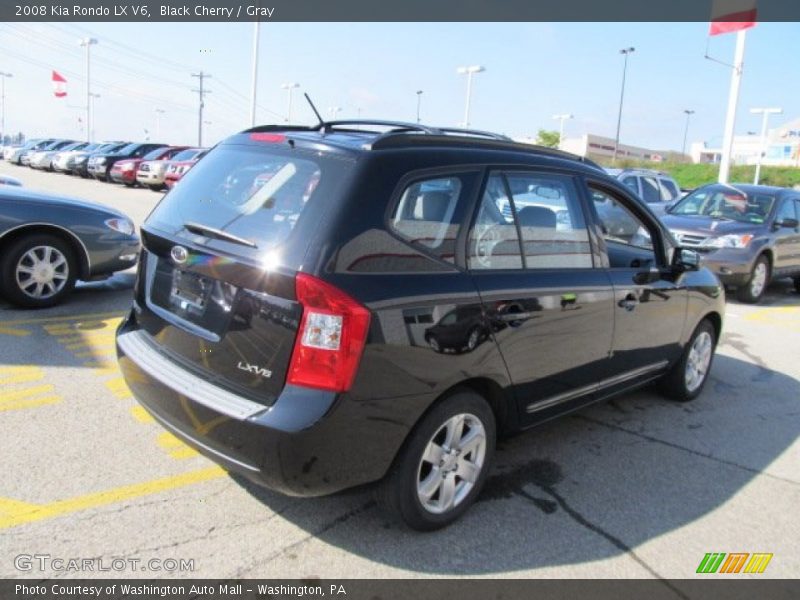 Black Cherry / Gray 2008 Kia Rondo LX V6