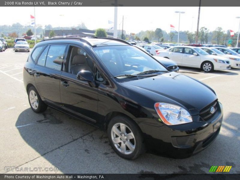 Black Cherry / Gray 2008 Kia Rondo LX V6