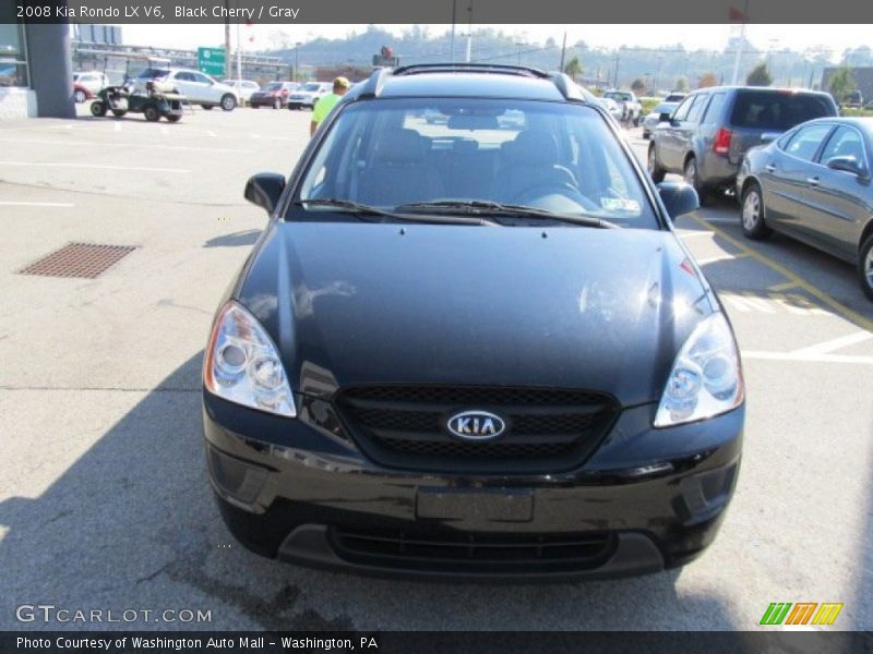 Black Cherry / Gray 2008 Kia Rondo LX V6