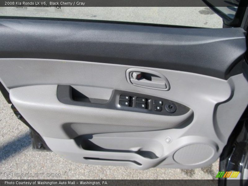 Black Cherry / Gray 2008 Kia Rondo LX V6